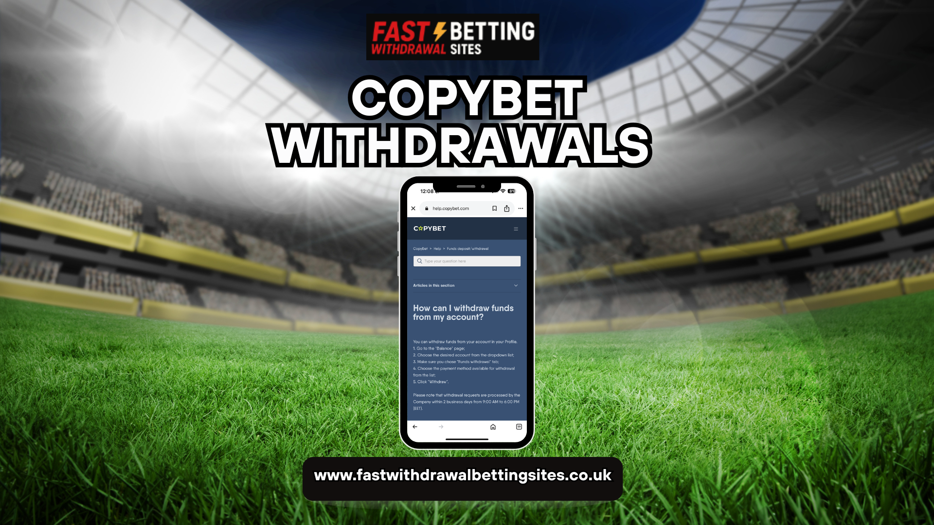 CopyBet Fast Withdrawal
