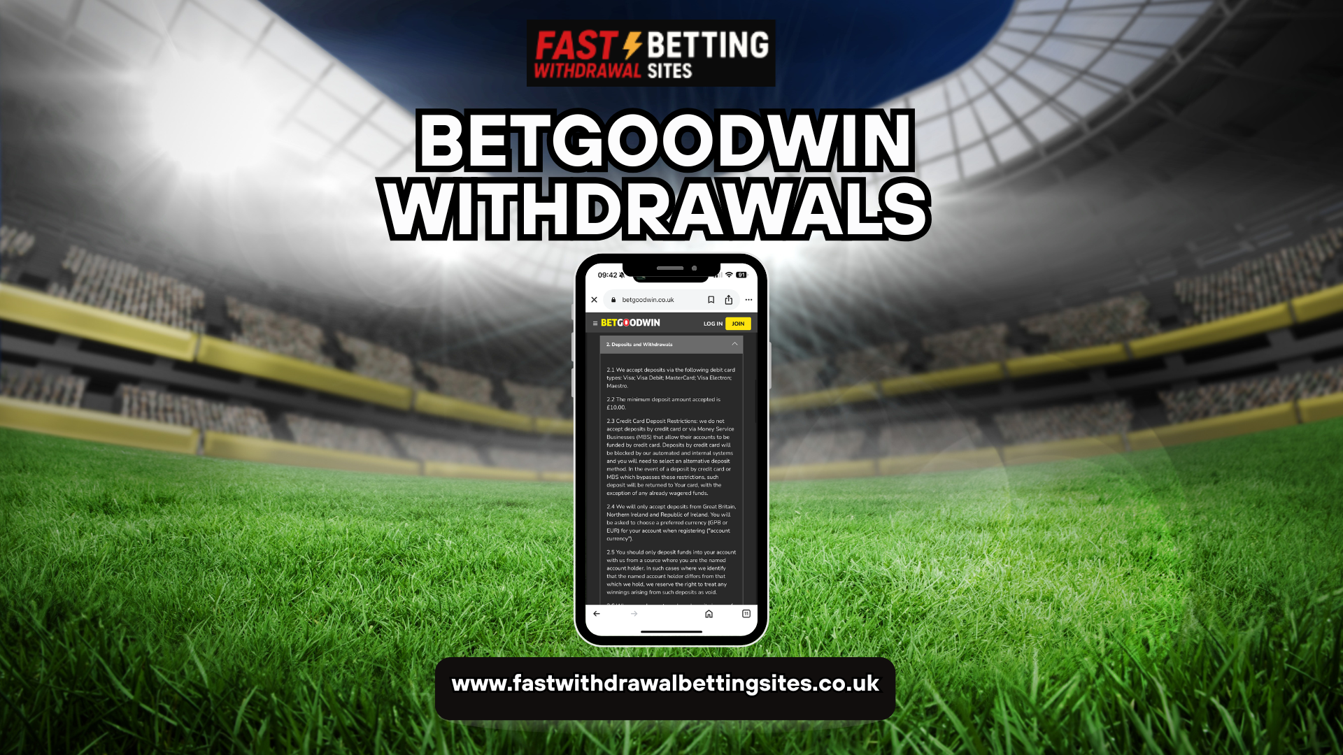betgoodwin Fast Withdrawal