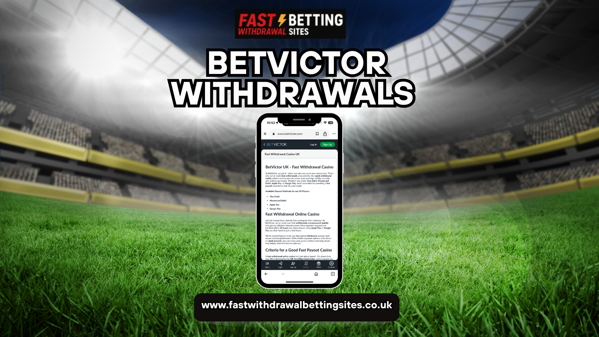 betvictor Fast Withdrawal
