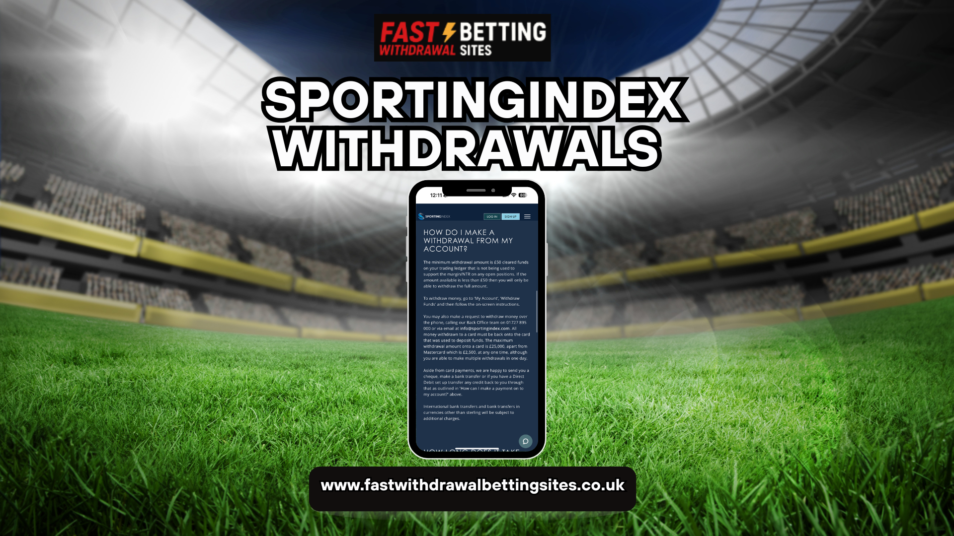 sportingindex Fast Withdrawal